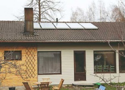 Aurinkokeräimillä kulut kesäaikana alle puoleen